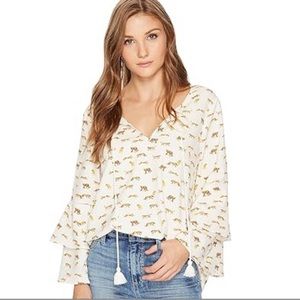 Kensie Cheetah Animal Top